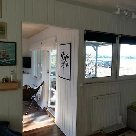 شقة Strandlejlighed Med Havudsigt Broager